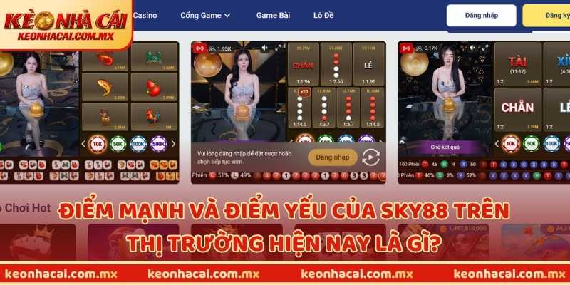 Điểm mạnh và điểm yếu của SKY88 trên thị trường hiện nay là gì?