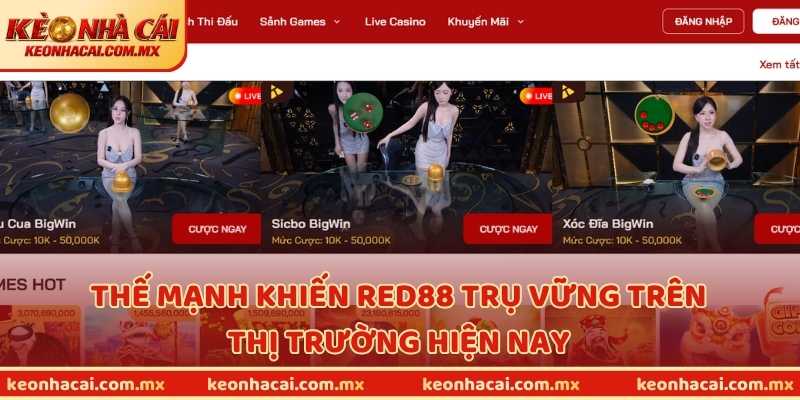 Thế mạnh khiến RED88 trụ vững trên thị trường hiện nay