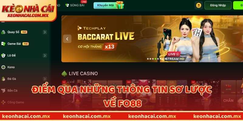 Điểm qua những thông tin sơ lược về Fo88