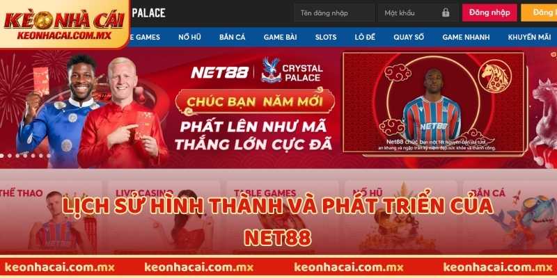 Lịch sử hình thành và phát triển của NET88