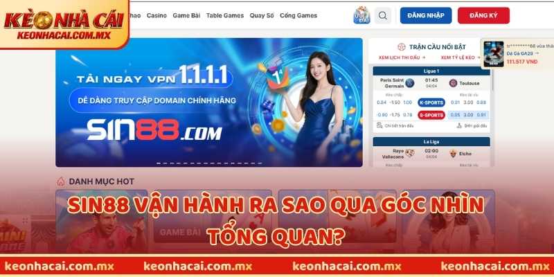 Sin88 vận hành ra sao qua góc nhìn tổng quan?