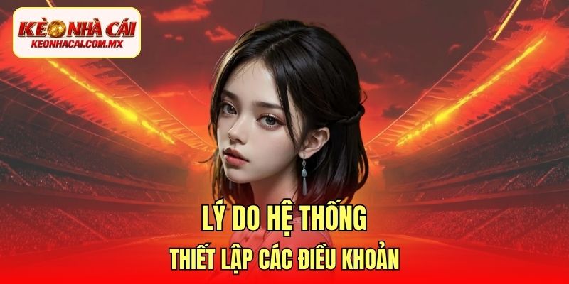 Lý do hệ thống thiết lập các điều khoản