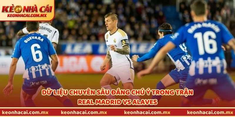 Dữ liệu chuyên sâu đáng chú ý trong trận Real Madrid vs Alaves